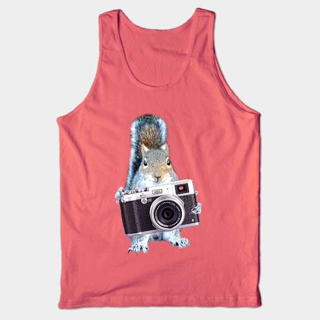 Squirrel Selfie Tank Top by PrettyDopeDad